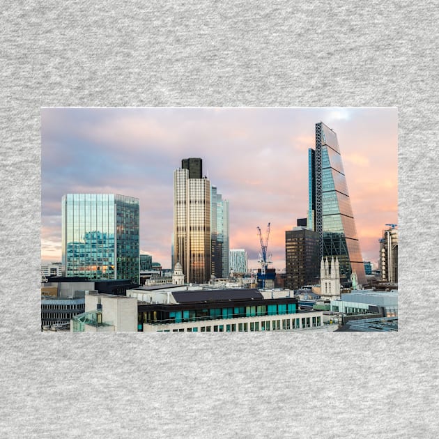 City of London Evening Skyline by GrahamPrentice